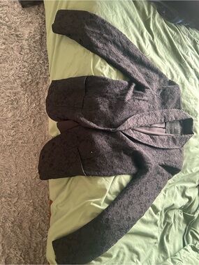 Guess Black Lace Blazer Jacket